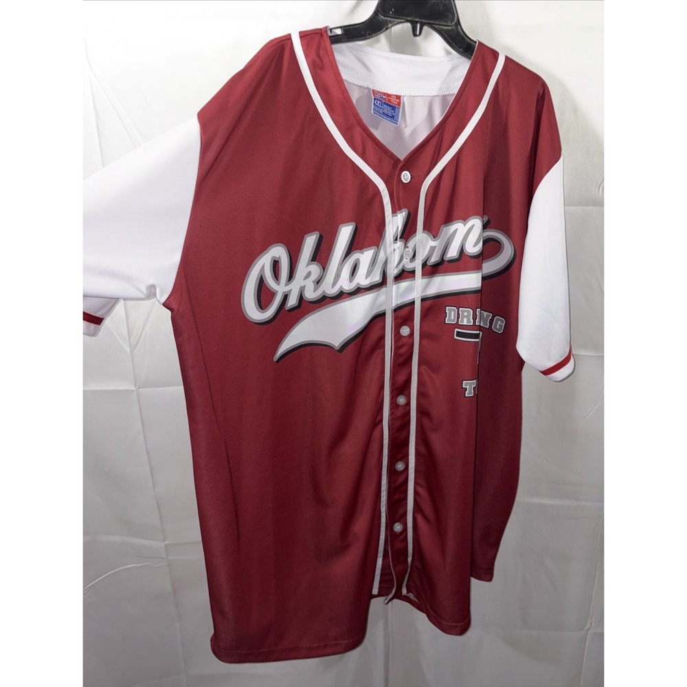 USA Drinking Team Oklahoma Drinking‎ Team Baseball Jersey 4XL